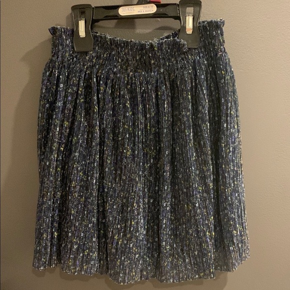 Zara Stylish Blue Pleated Skirt size 9 - Picture 3 of 3